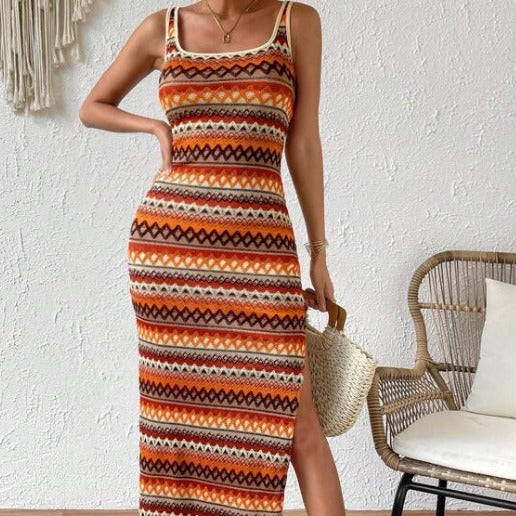 Boho Breeze Midi Dress