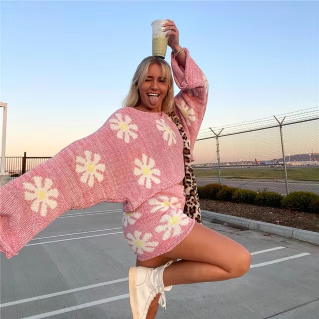 Blossom Lounge Knitted Set