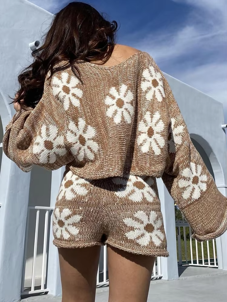 Blossom Lounge Knitted Set
