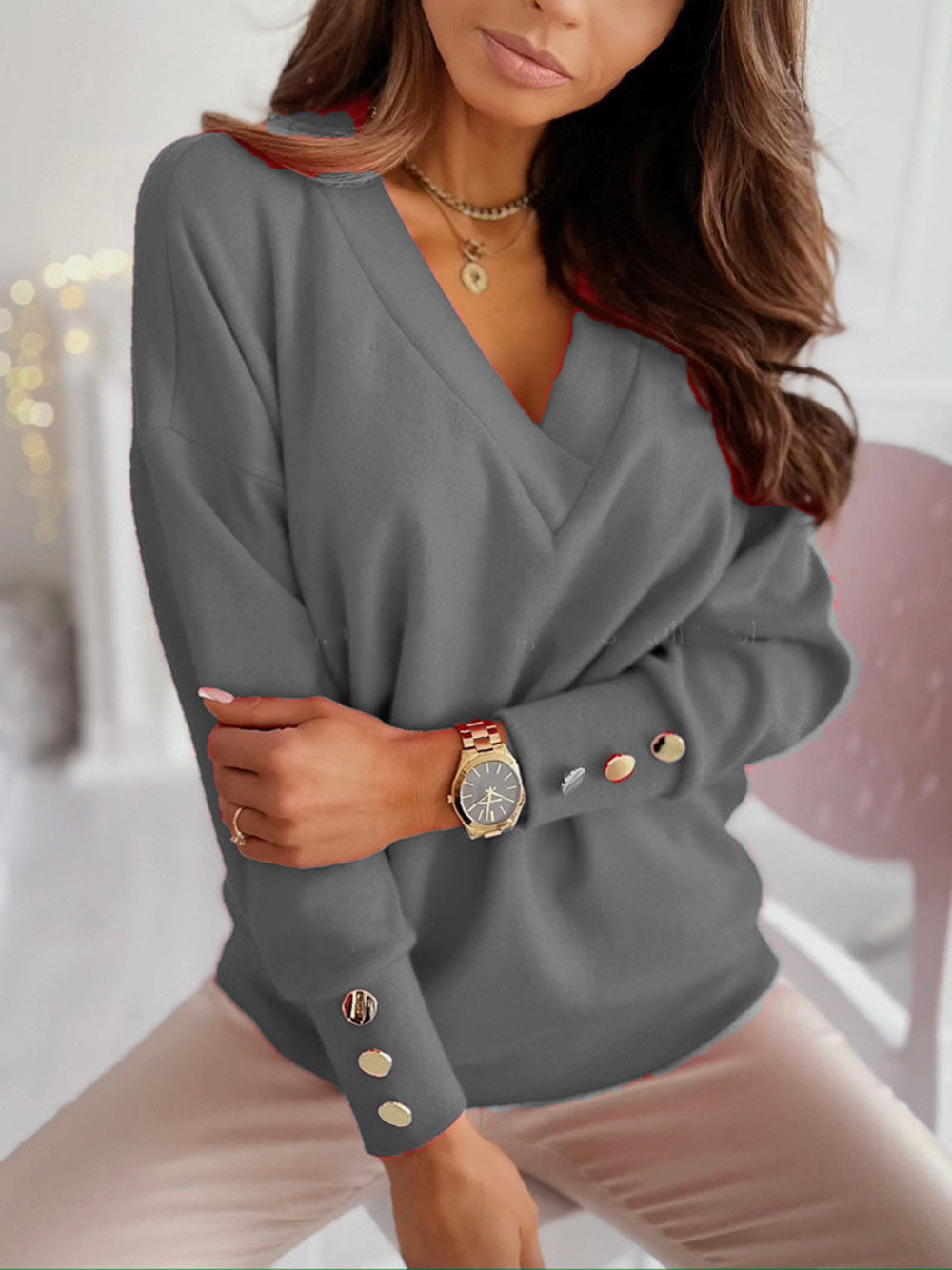 Serenity V-Neck Pullover