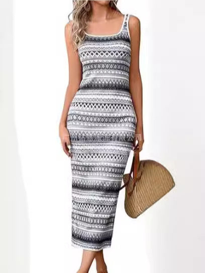 Boho Breeze Midi Dress