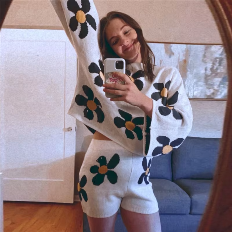 Blossom Lounge Knitted Set