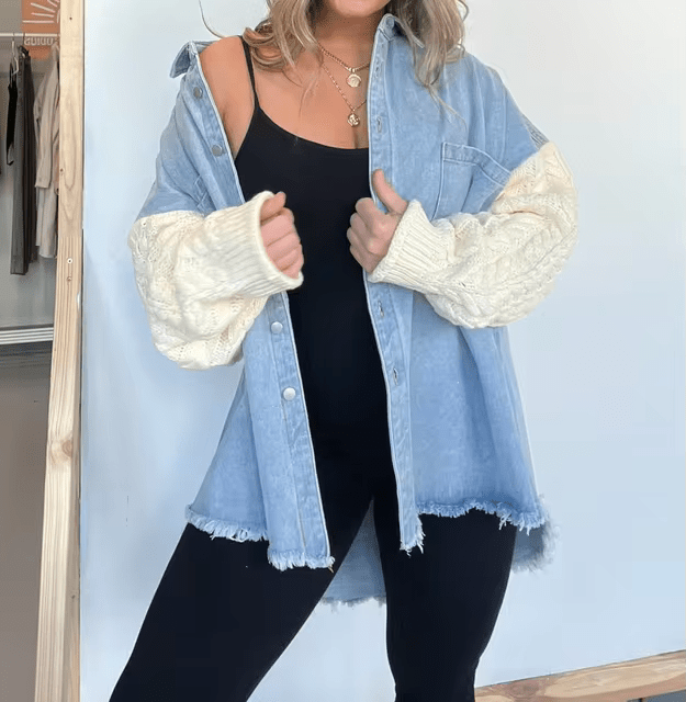 Canyon Denim Knit Shacket