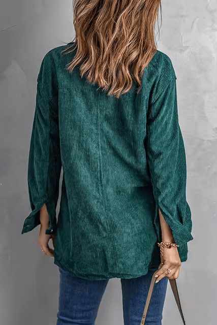 Rustic Charm Corduroy Shacket