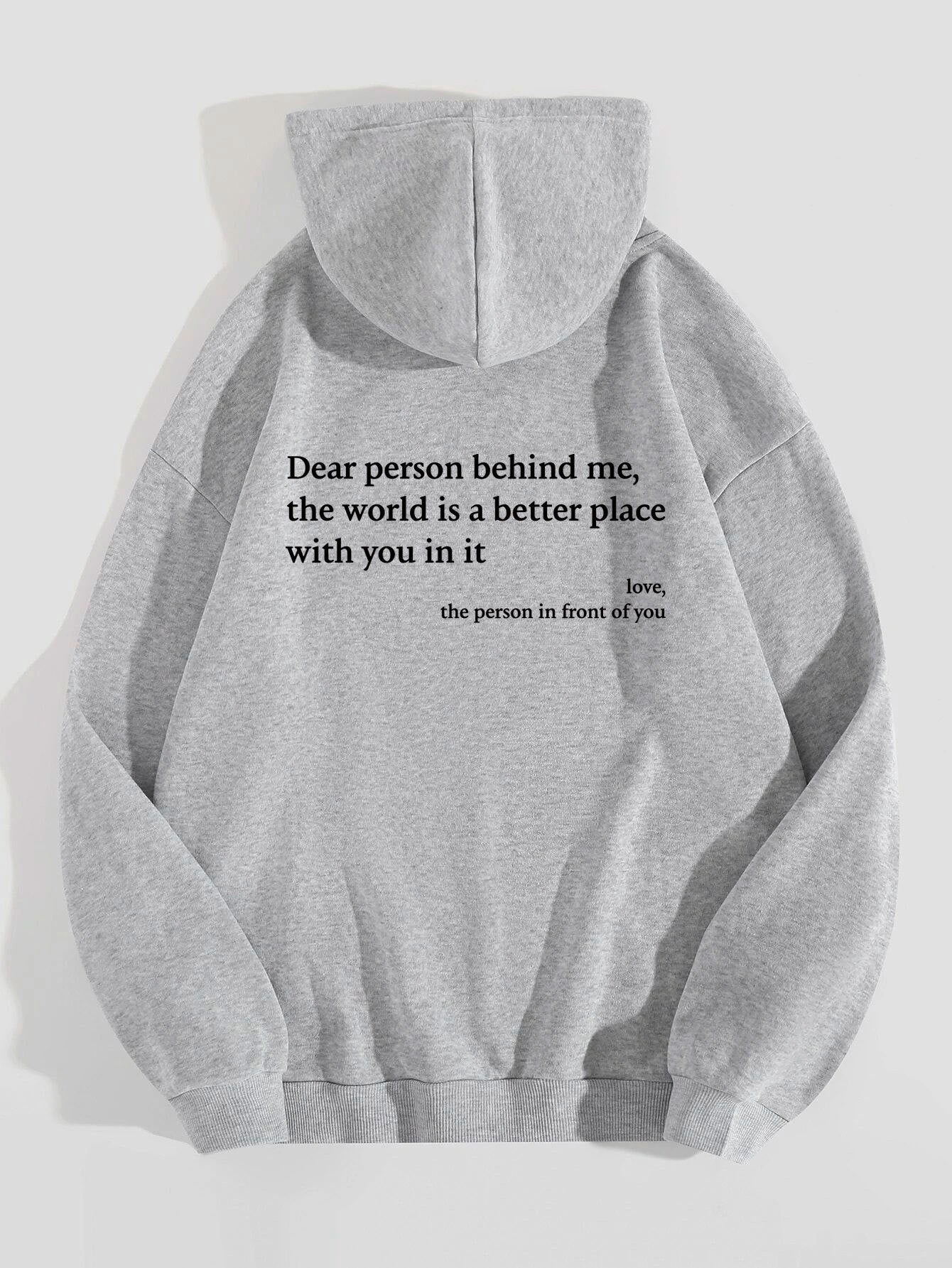 Damsel™ "Dear Person Behind Me" Inspirational Hoodie