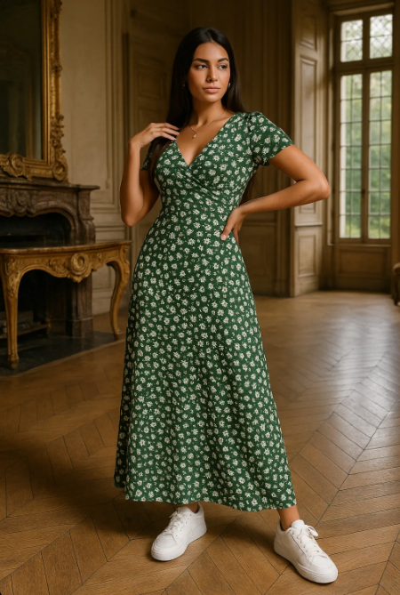 Wildflower Meadow Midi Dress