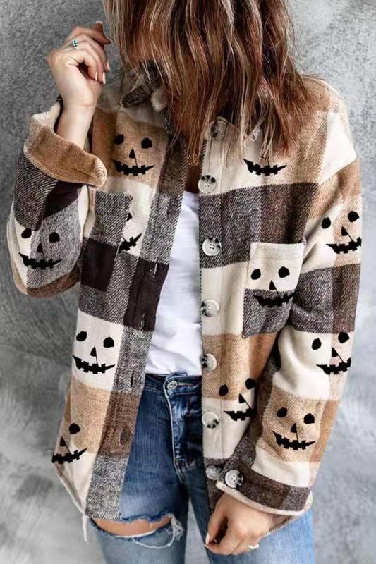 Harvest Spell Plaid Shacket
