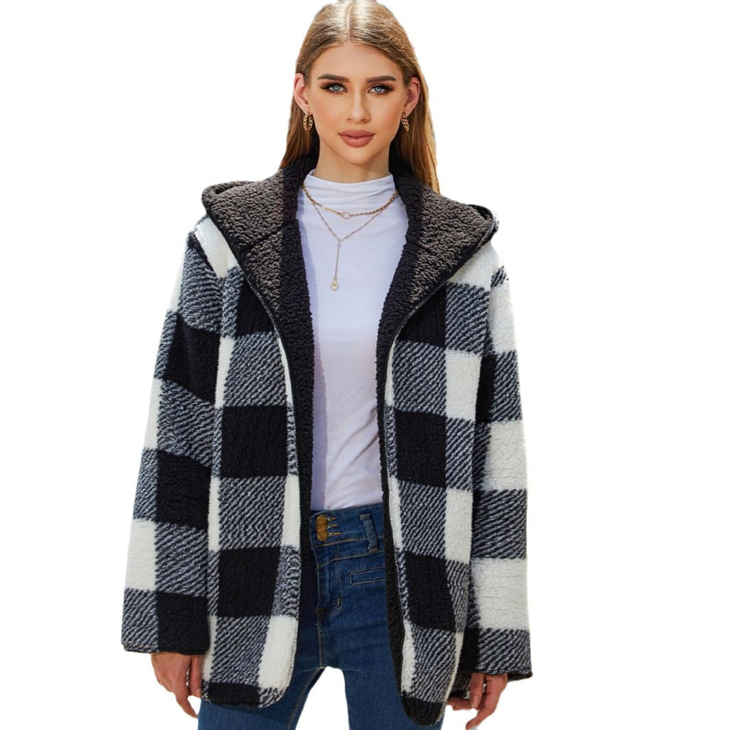 Autumn Retreat Plaid Coat