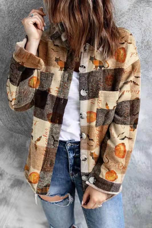 Harvest Spell Plaid Shacket