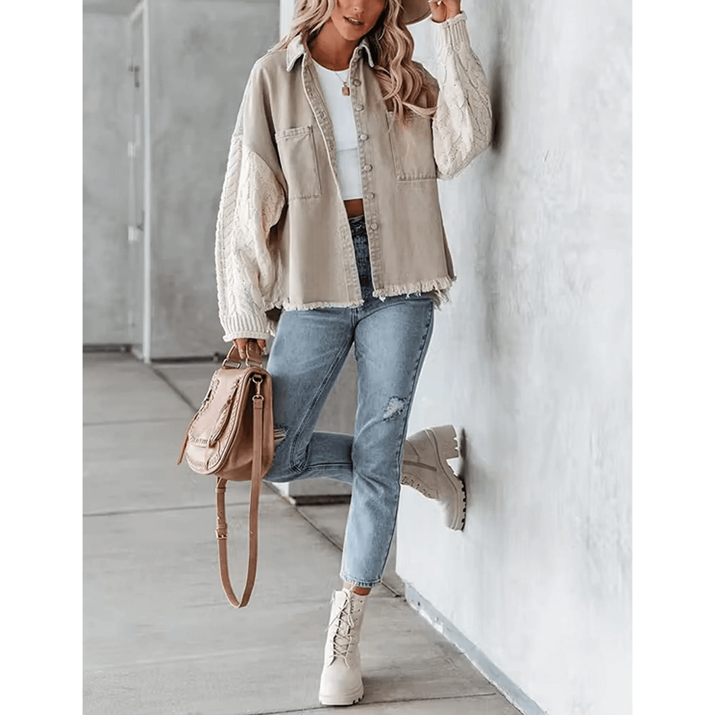 Canyon Denim Knit Shacket