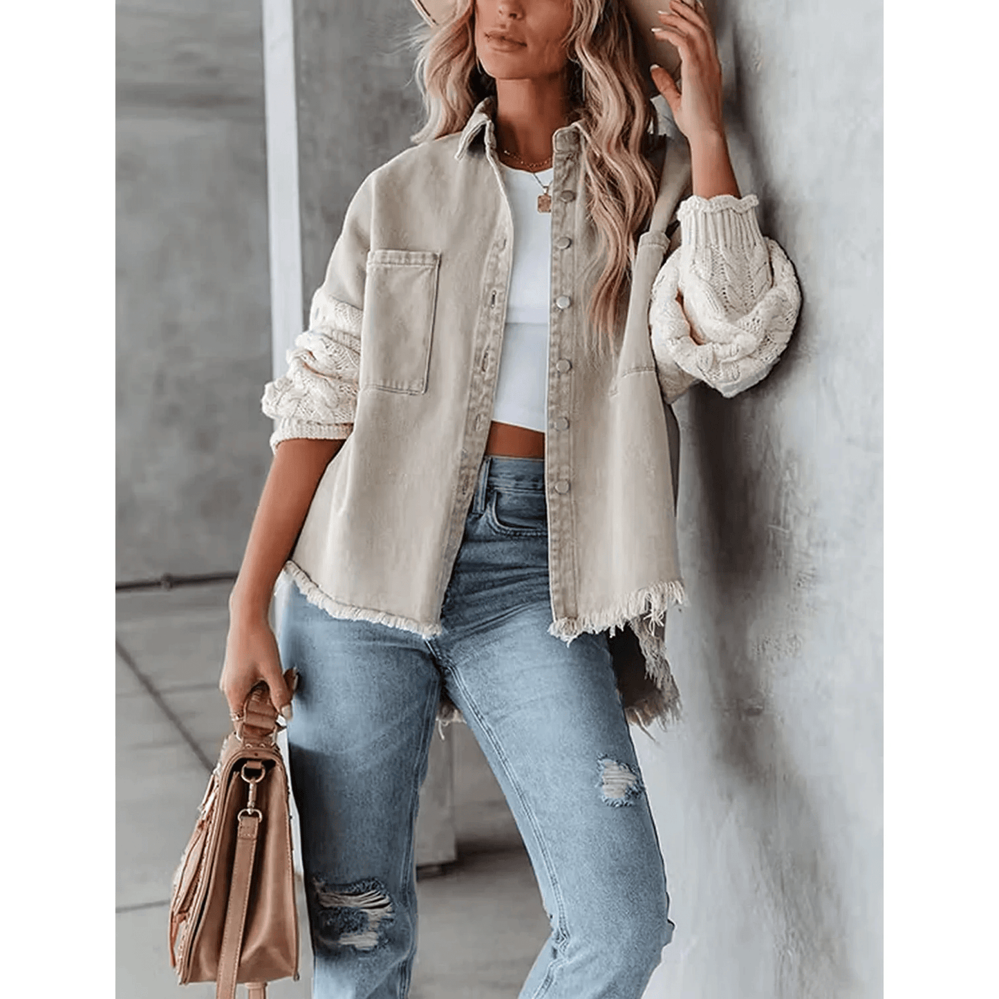 Canyon Denim Knit Shacket