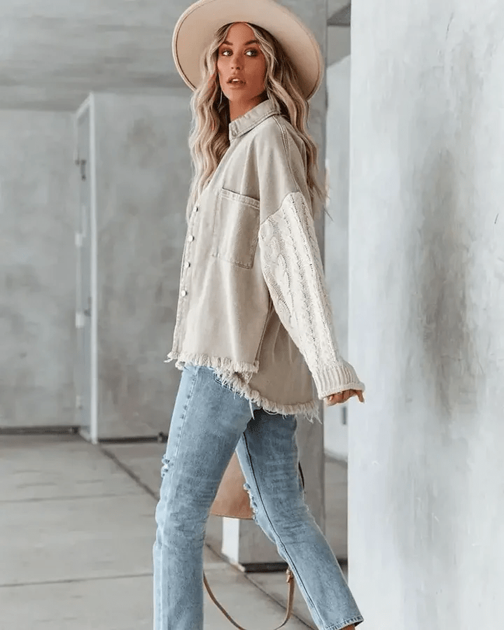 Canyon Denim Knit Shacket