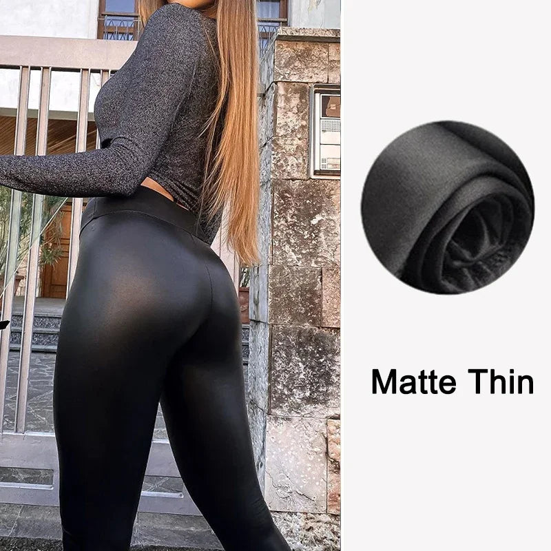 Damsel Luxe PU Leather Leggings