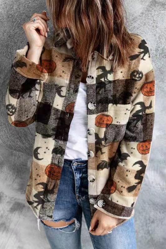 Harvest Spell Plaid Shacket