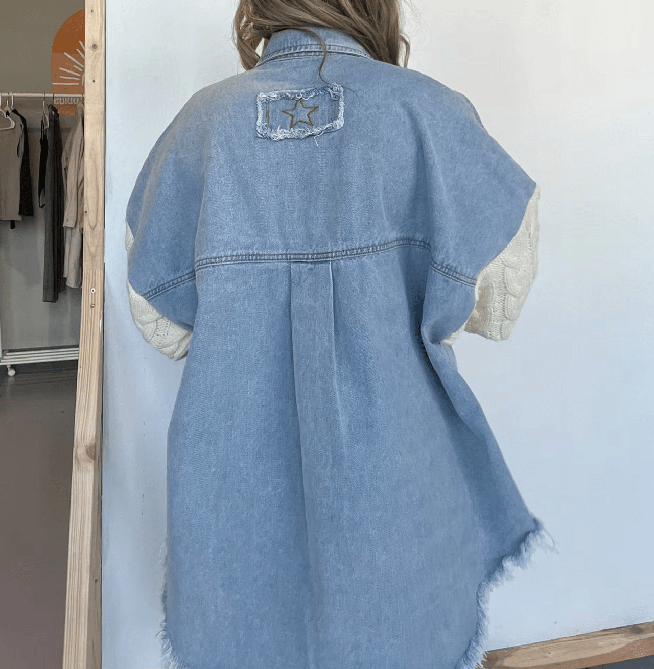Canyon Denim Knit Shacket