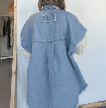 Canyon Denim Knit Shacket