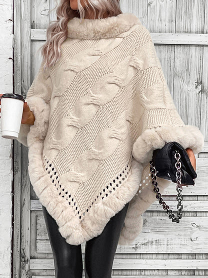 Velvet Drift Pullover Poncho
