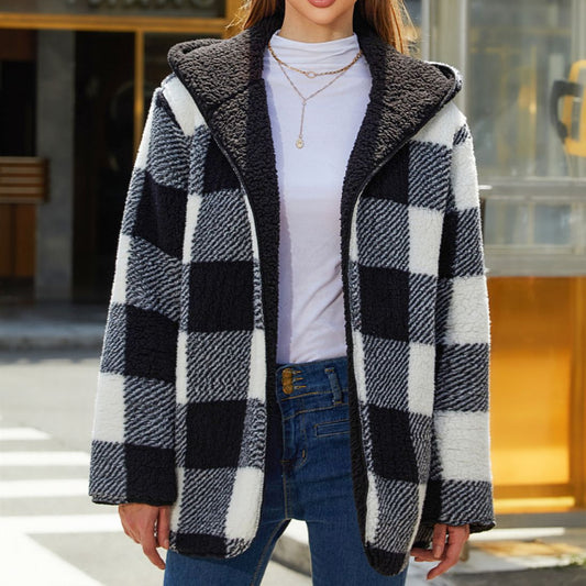 Autumn Retreat Plaid Coat