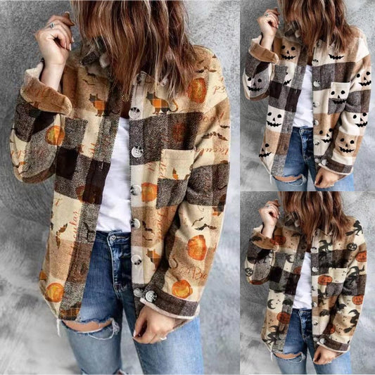 Harvest Spell Plaid Shacket