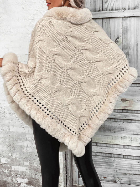 Velvet Drift Pullover Poncho