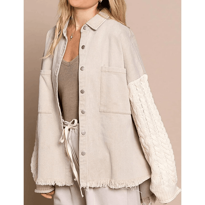 Canyon Denim Knit Shacket